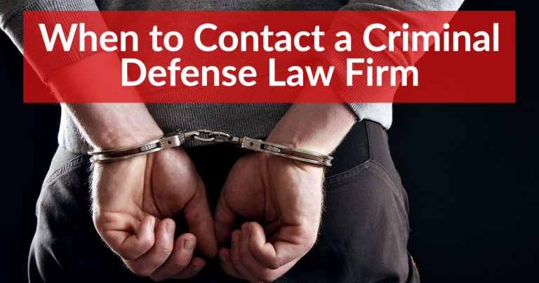 When To Contact A Criminal Defense Law Firm Legal Videos