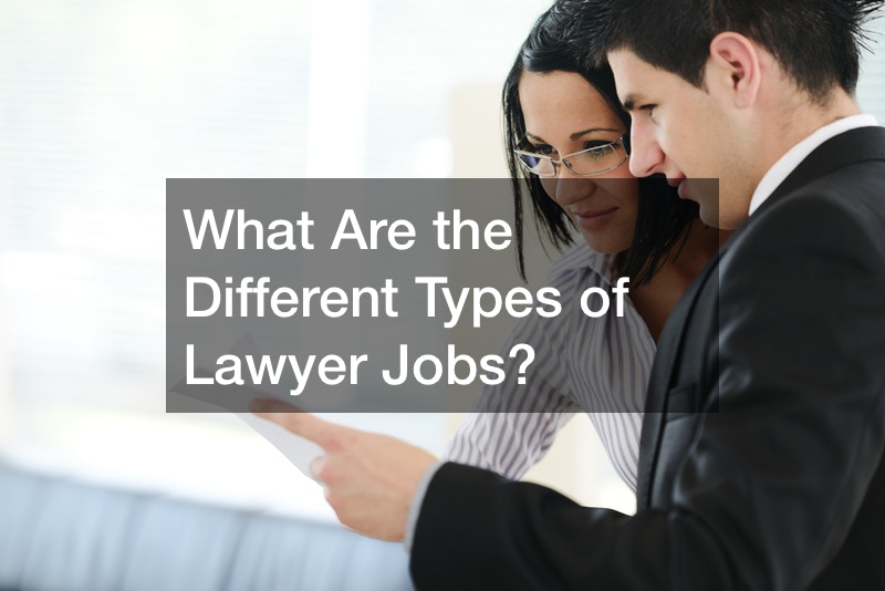 What Are the Different Types of Lawyer Jobs?