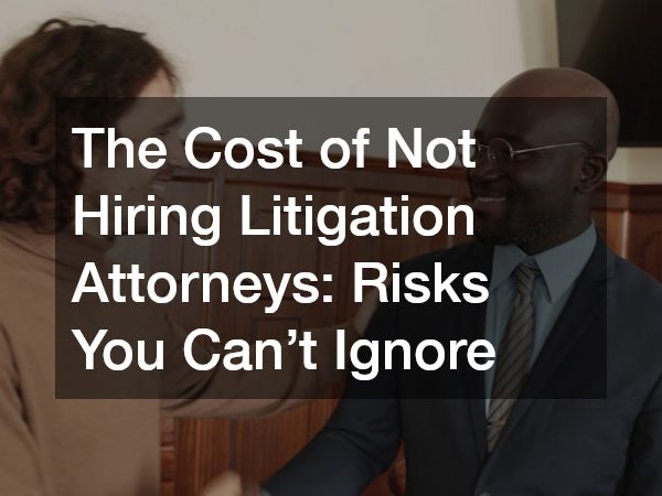 The Cost of Not Hiring Litigation Attorneys Risks You Can’t Ignore